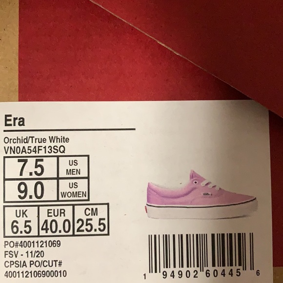VANS WMNS ERA ORCHID/TRUE WHITE Sneakers - Picture 16 of 16